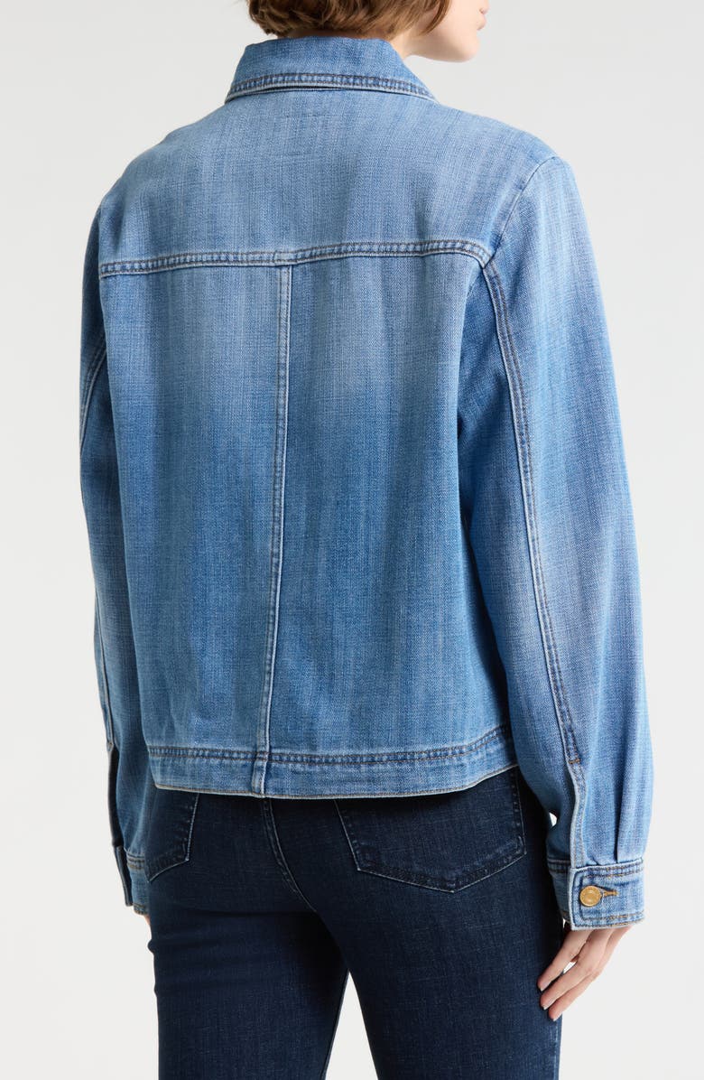 KUT from the Kloth Arya Denim Jacket, Alternate, color, Medium Wash