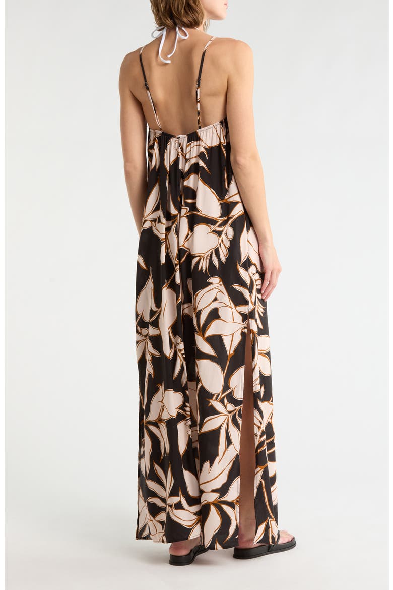 Debbie Cover-Up Dress, Alternate, color, BLACK
