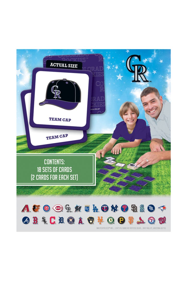 Colorado Rockies Matching Game, Alternate, color, Multicolor