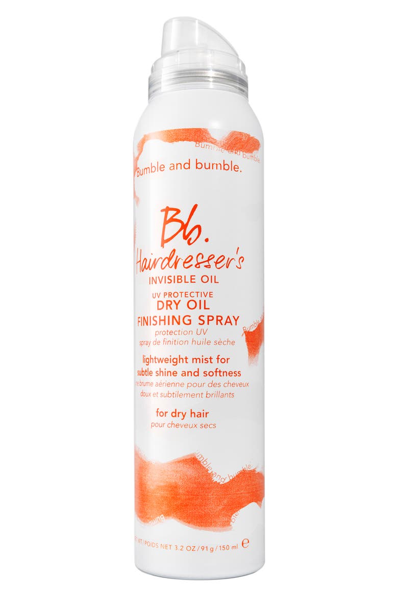 Hairdresser's Invisible Oil Lightweight Shine Finishing Spray, Main, color, NO COLOR