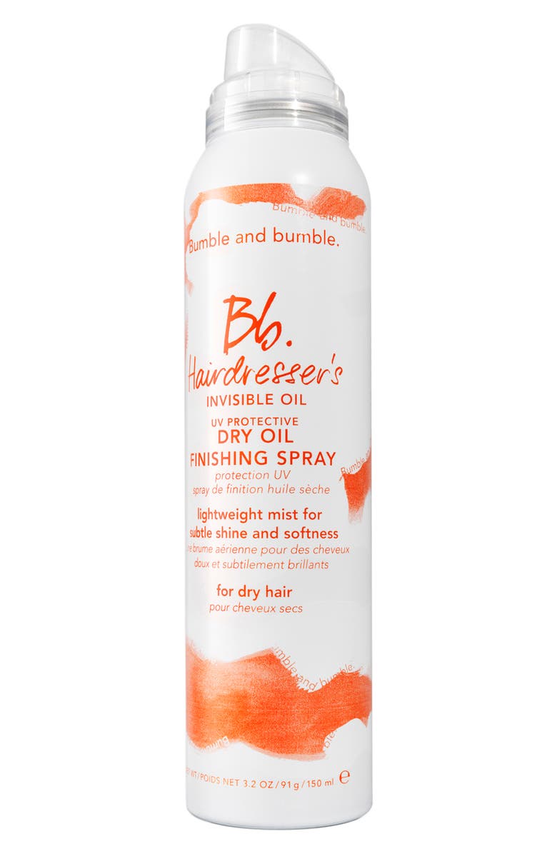 Bumble and bumble. Hairdresser's Invisible Oil Lightweight Shine Finishing Spray, Main, color,