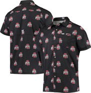 Columbia Men's Columbia Black Ohio State Buckeyes Super Slack Tide Omni-Shade Button-Up Shirt