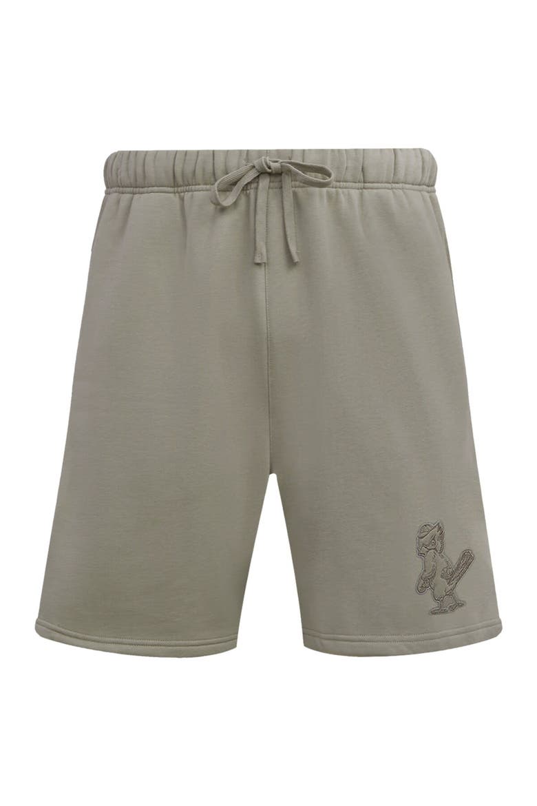 Men's Pro Standard Pewter St. Louis Cardinals Neutral Fleece Shorts, Alternate, color, Pewter
