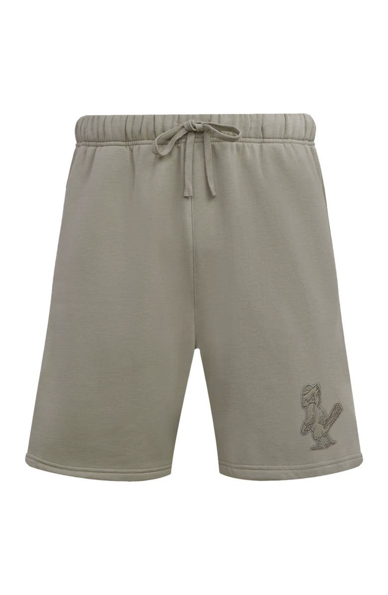 PRO STANDARD Men's Pro Standard Pewter St. Louis Cardinals Neutral Fleece Shorts, Alternate, color, Pewter