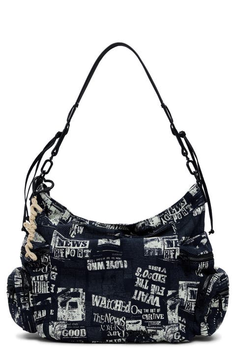 Cotton Canvas Shoulder Bag