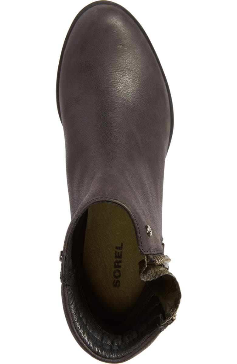 SOREL Danica Waterproof Bootie, Alternate, color, Black/ Nori