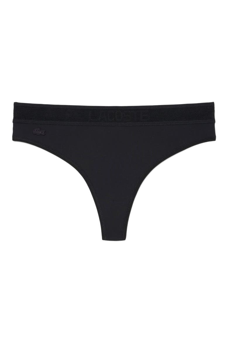 Solid Thong, Alternate, color, NOIR
