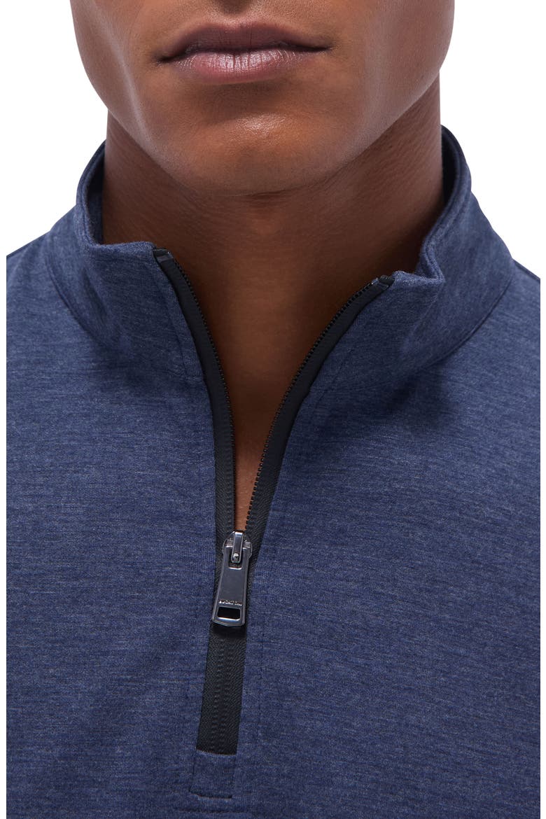 Quarter Zip Performance Pullover, Alternate, color, NAVY