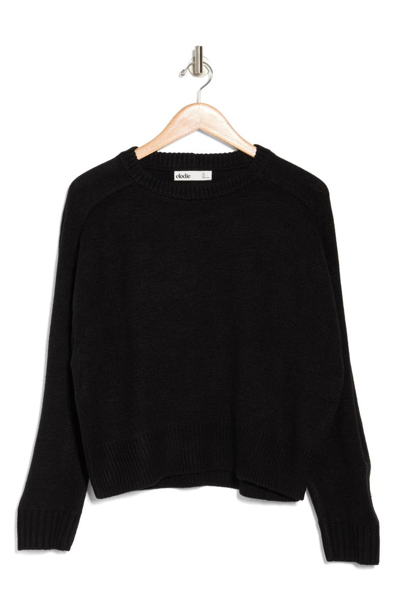 Elodie Crewneck Crop Sweater, Alternate, color,