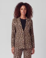 Lords of Harlech Leopard Womens Tailored Blazer