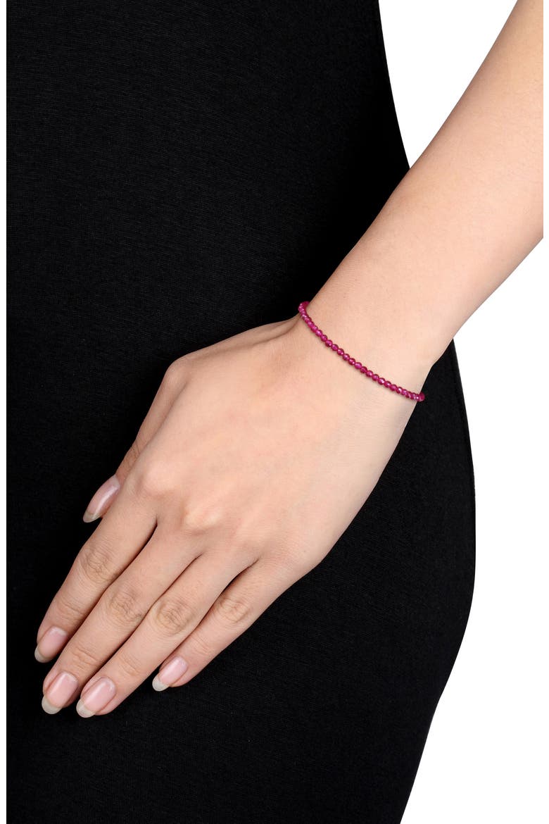 Beaded Bracelet, Alternate, color, RUBY