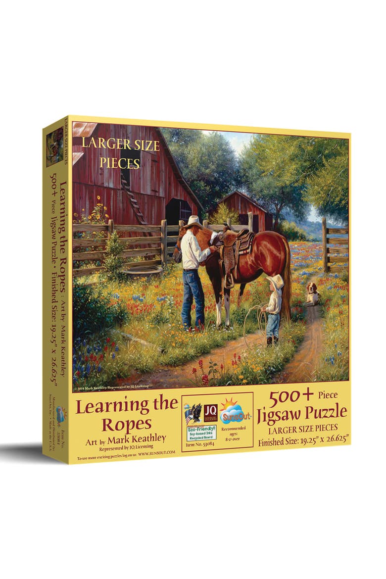 Learning the Ropes 500 piece Jigsaw Puzzle for Adults Large Pieces, Main, color, Multicolor