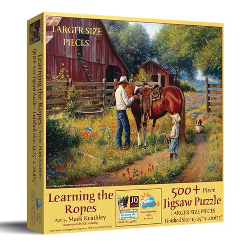 Learning the Ropes 500 piece Jigsaw Puzzle for Adults Large Pieces