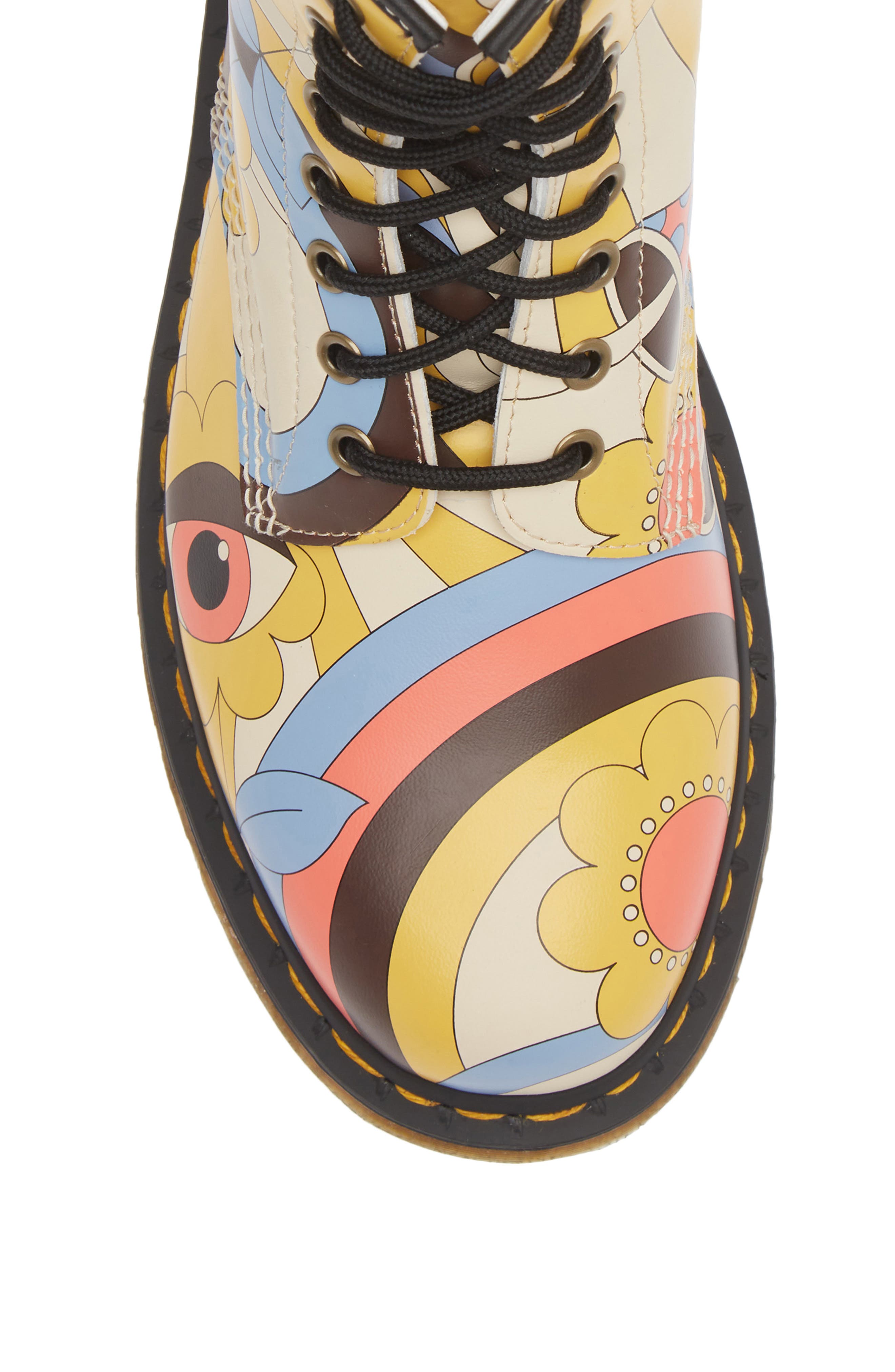 Dr. Martens 1460 Faux Leather Boot, Alternate, color, 