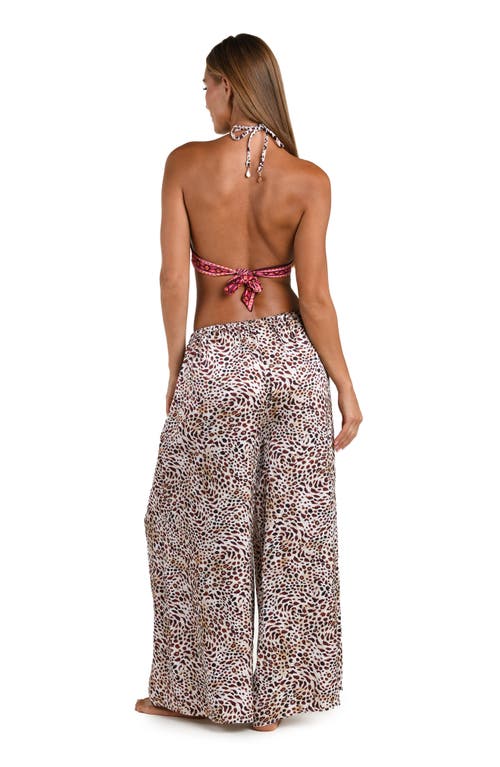 Sunshine 79 Paradise Heat Beach Cover-up Pants In Neutral