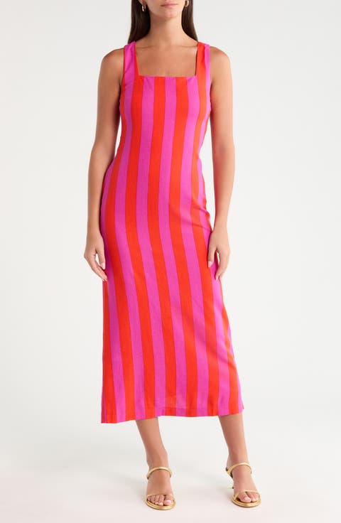 Troy Stripe Maxi Sundress