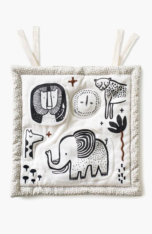 Wee Gallery Baby Sensory Activity Pad In Brown