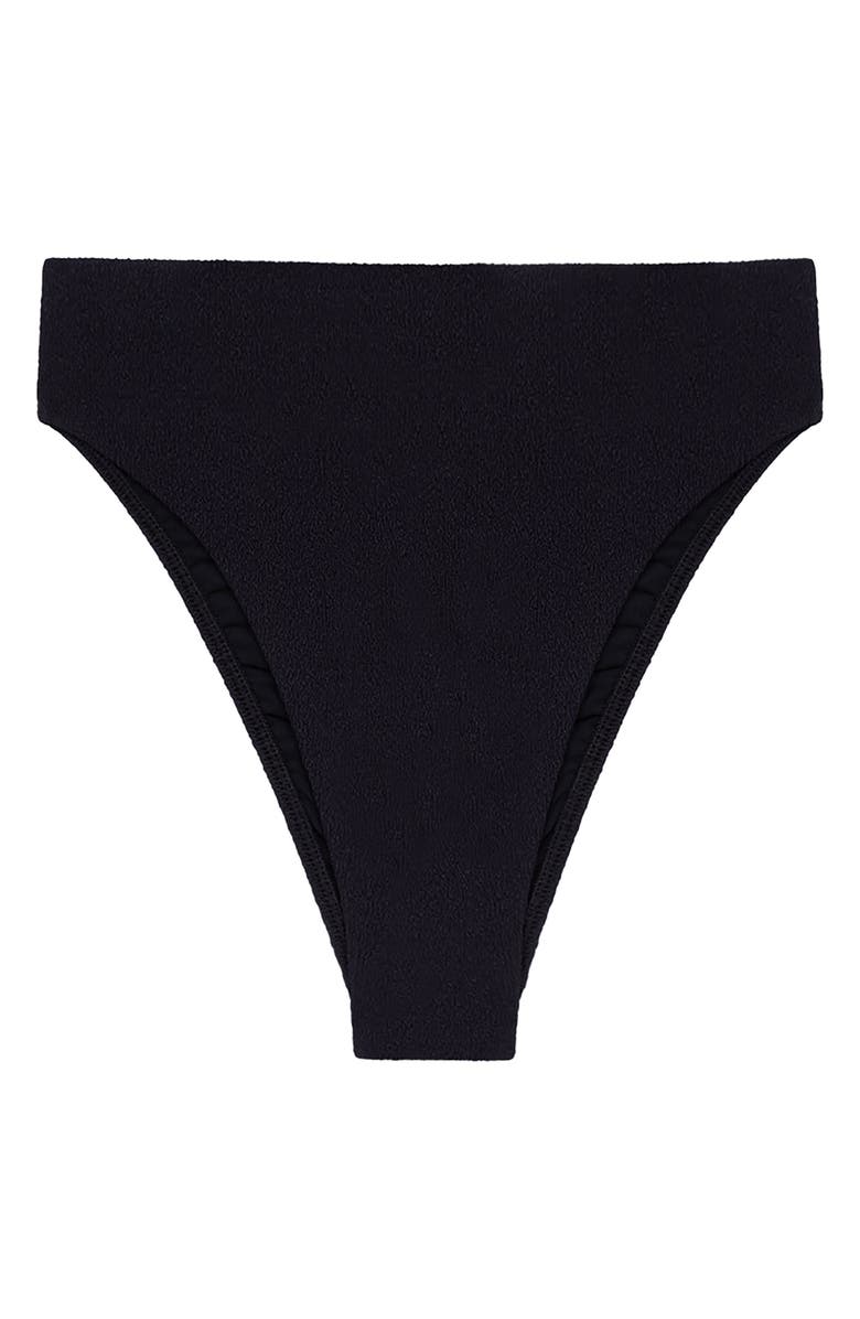 ViX Paula Hermanny Gigi Hot High Waist Bikini Bottoms, Alternate, color, Black