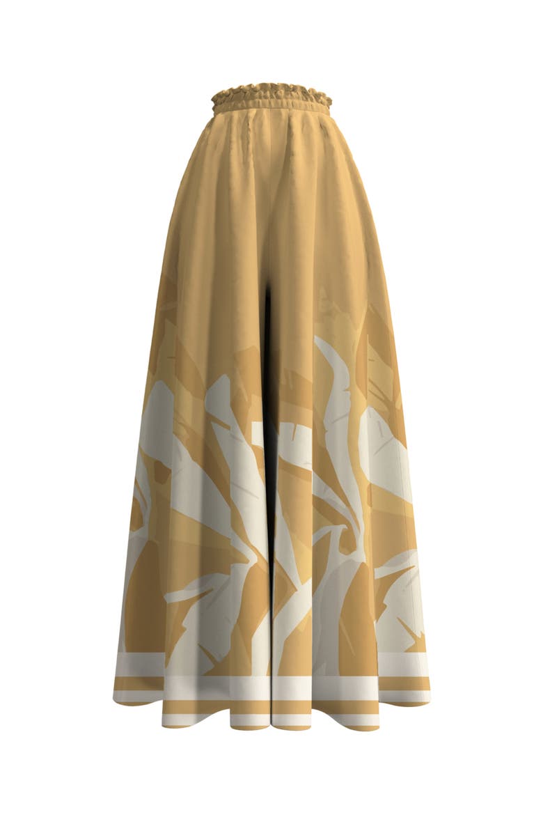 Rocio Super-wide Jant Pants, Alternate, color, Rocio Yellow