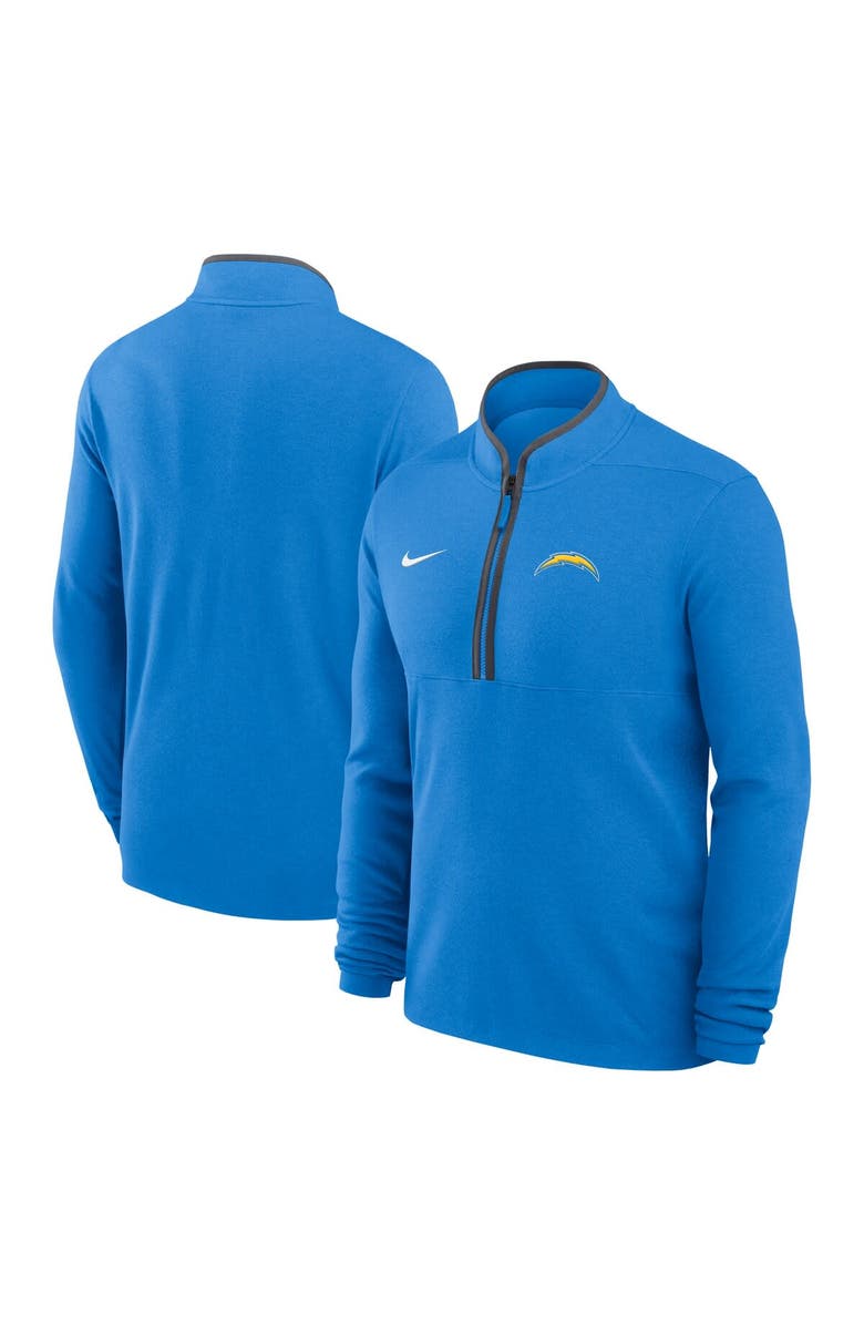 Nike Men's Nike Powder Blue Los Angeles Chargers Lightweight Victory Dri-FIT Half-Zip Pullover, Main, color, Powder Blue