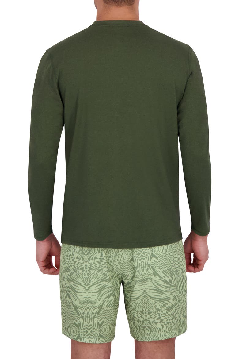 Core Long Sleeve UPF 50+ Rashguard, Alternate, color, KOMBU GREEN