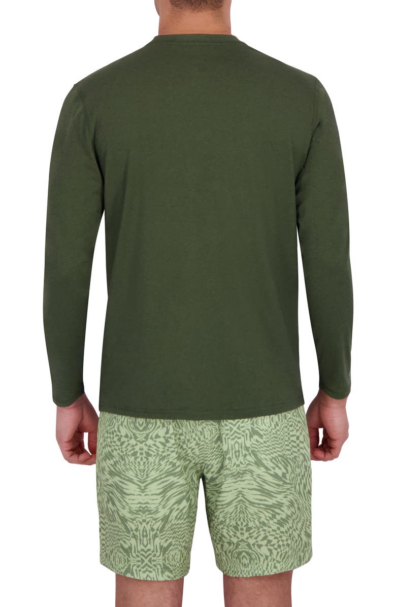 Spyder Core Long Sleeve UPF 50+ Rashguard, Alternate, color, Kombu Green