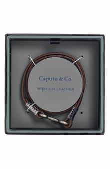 Men's Utility Hook Leather Bracelet