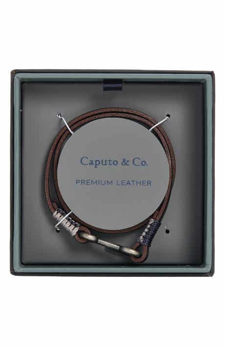 Men's Utility Hook Leather Bracelet