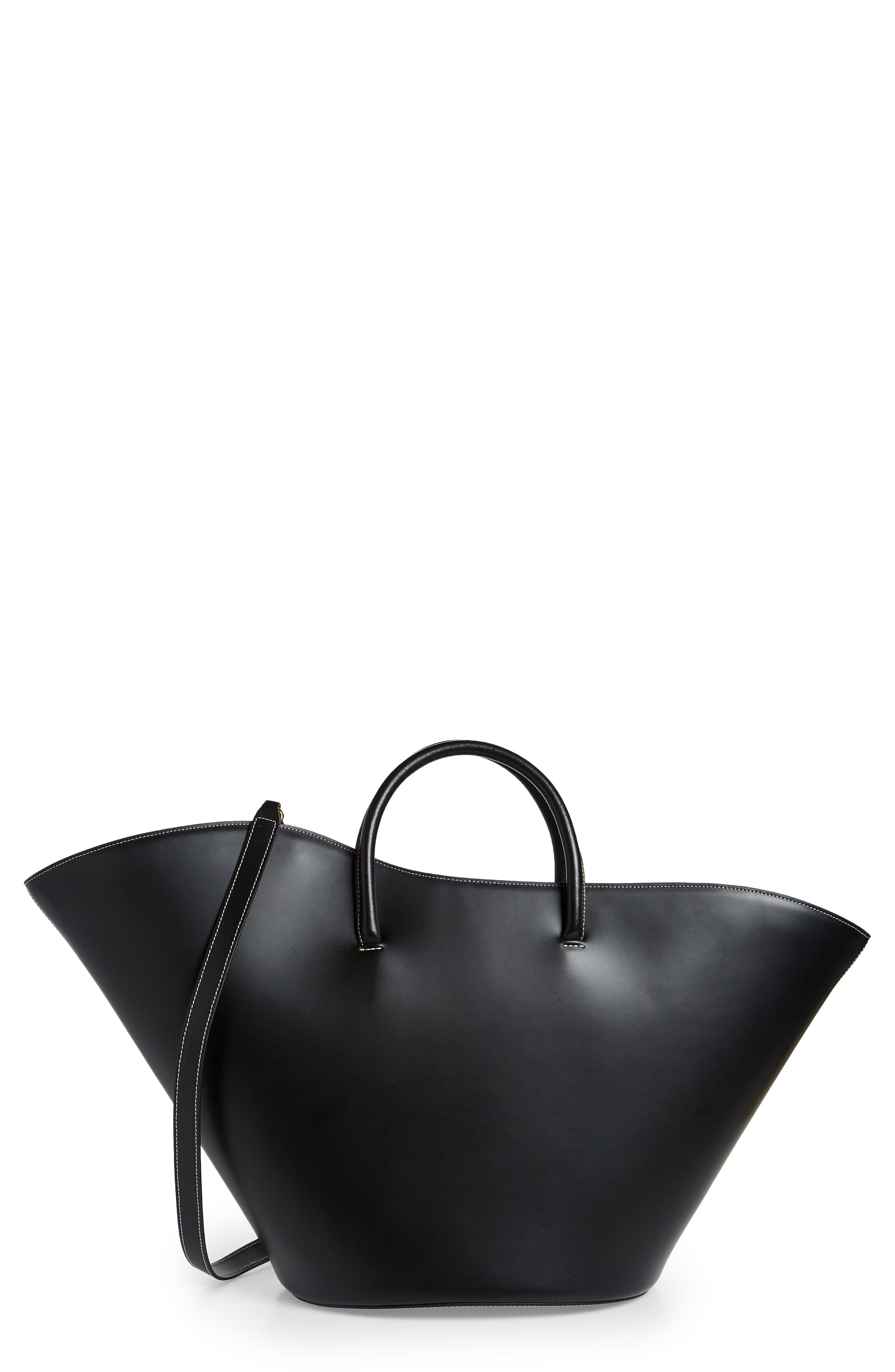 Little Liffner Large Tulip Leather Tote, Main, color, 