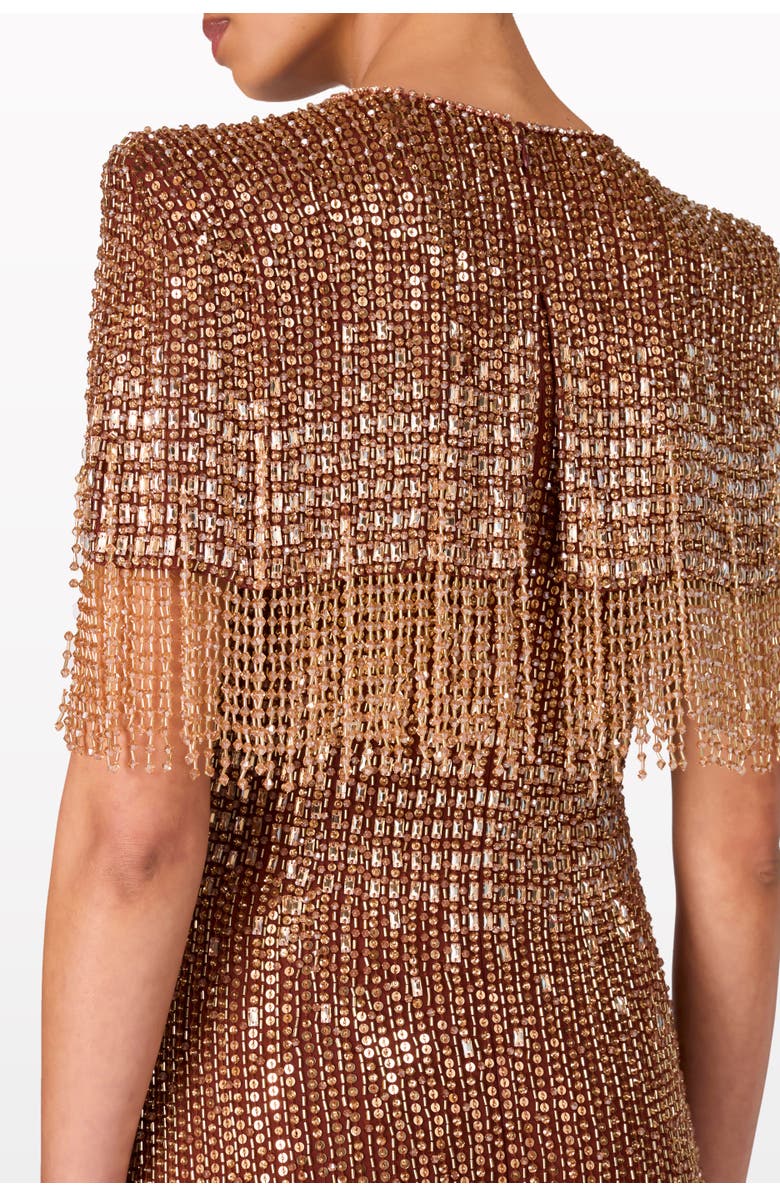 Jenny Packham Lyla Gown, Alternate, color, Bronze