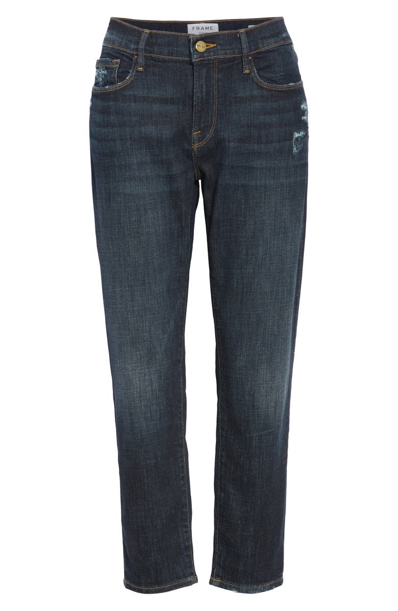 FRAME Le Garcon Crop Boyfriend Jeans, Alternate, color,