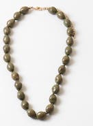 Erin McDermott Jewelry Olive Green Grove Heirloom Beaded Necklace