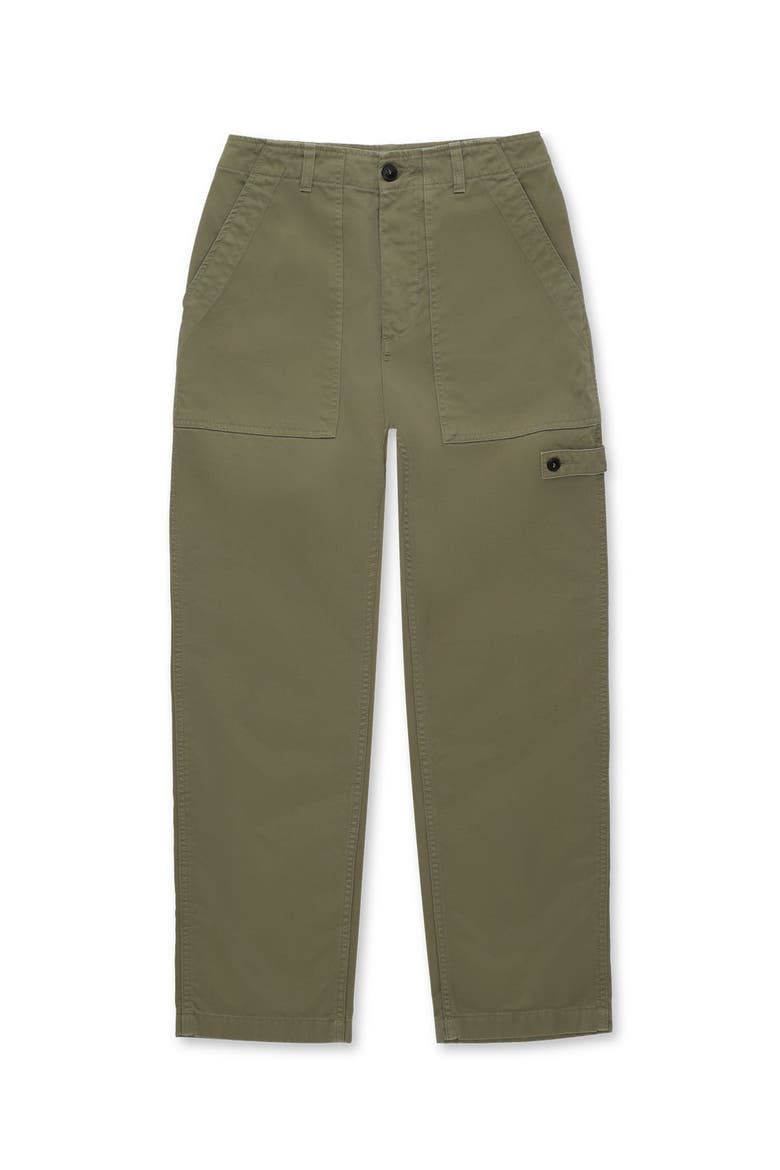 Military Style Vintage Trousers, Main, color, Green