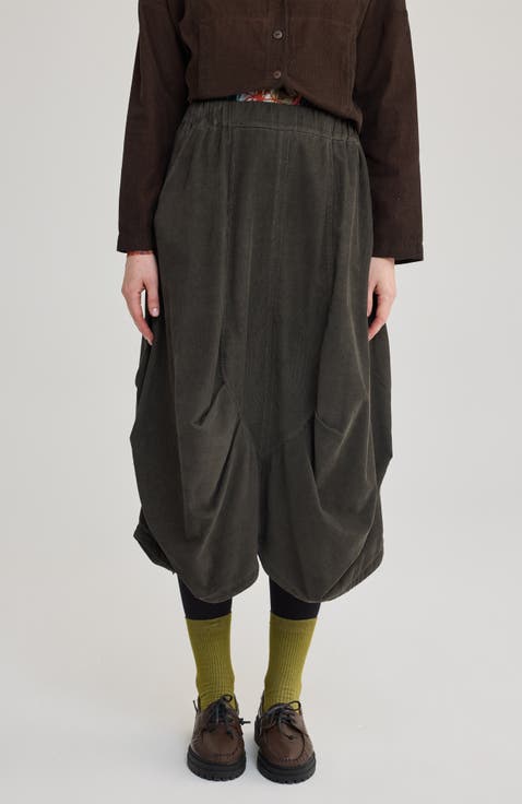 Ninon Velvet Balloon Skirt
