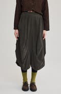 LUUKAA Ninon Velvet Balloon Skirt
