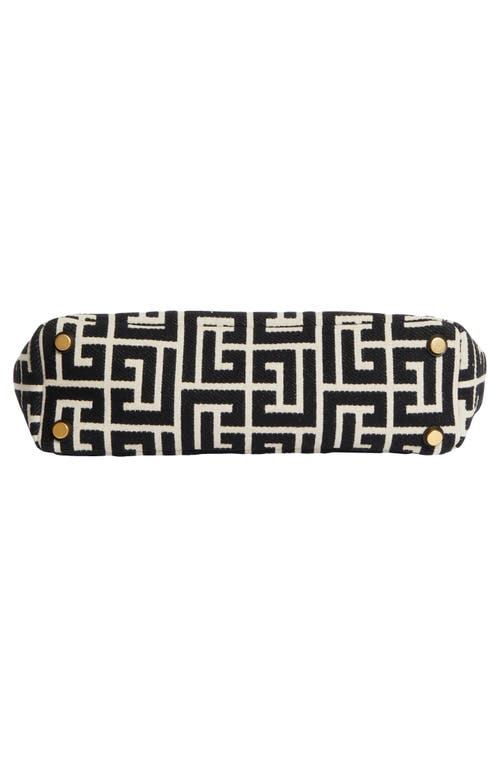Balmain 1945 Soft Monogram Jacquard Tote