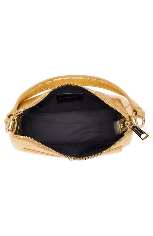 Rebecca Minkoff Megan Mini Shoulder Bag In Gold