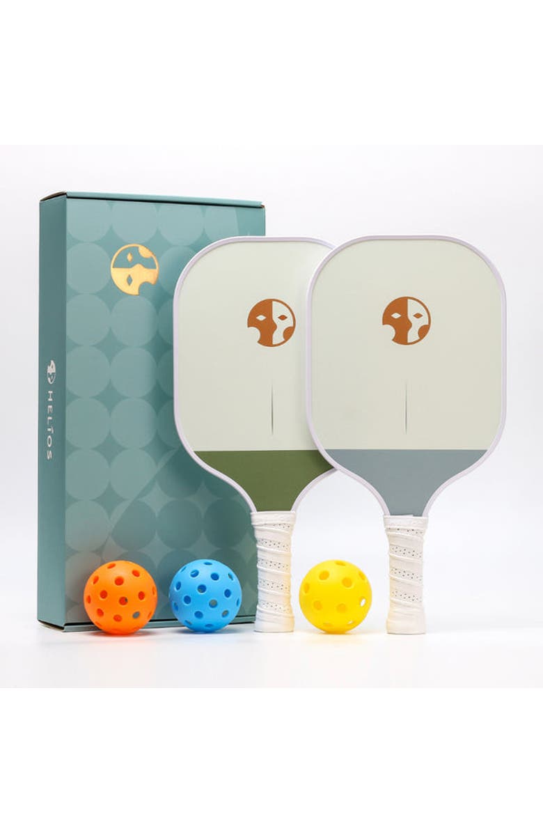 Helios Beginner Pickleball Paddle Set, Main, color, Slate-Misty
