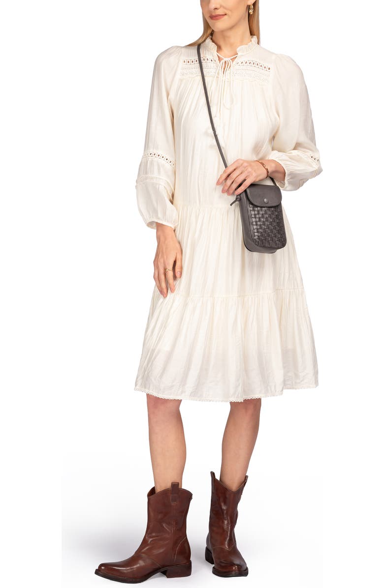 OLD TREND Lantana Genuine Leather Structured Everyday Crossbody, Alternate, color, Grey