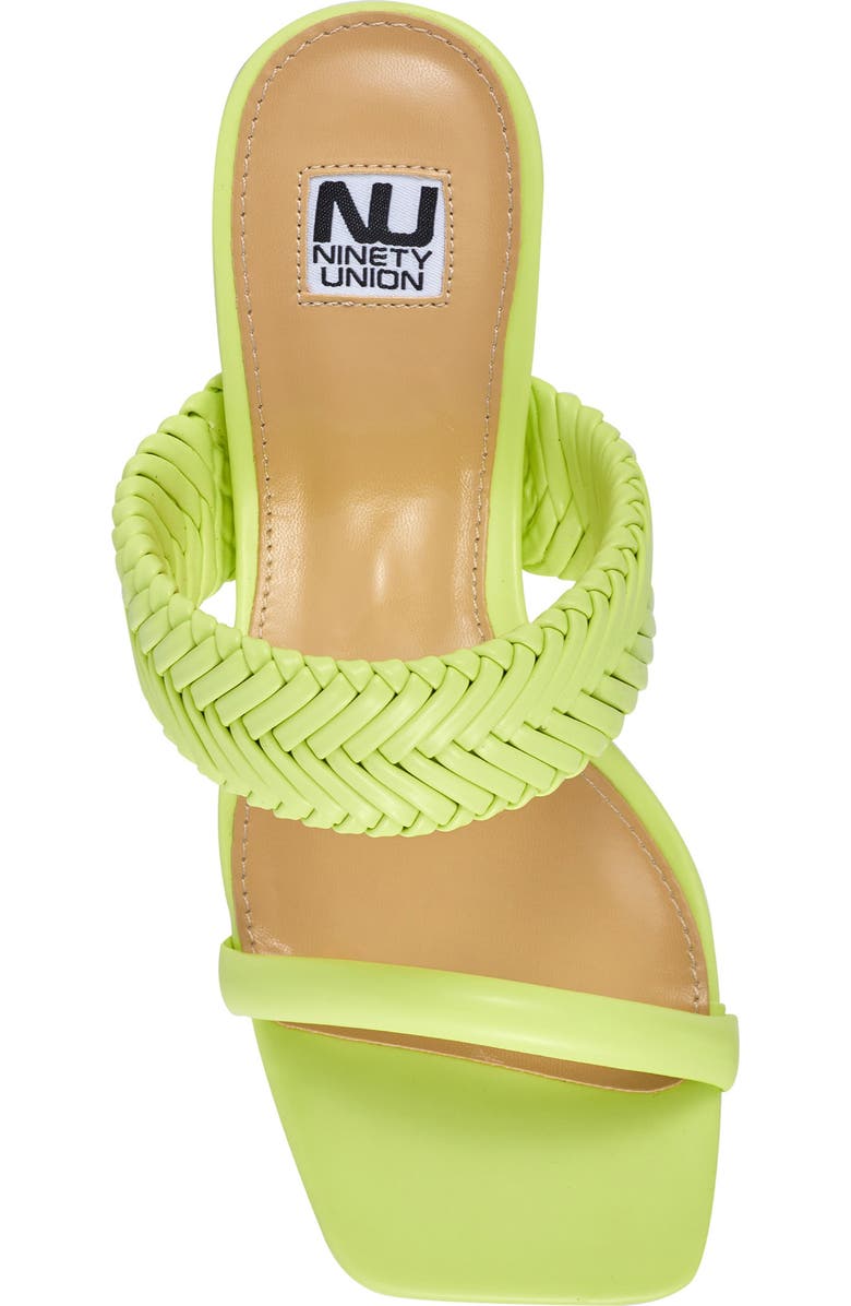 NINETY UNION Malibu Slide Sandal, Alternate, color, Lime