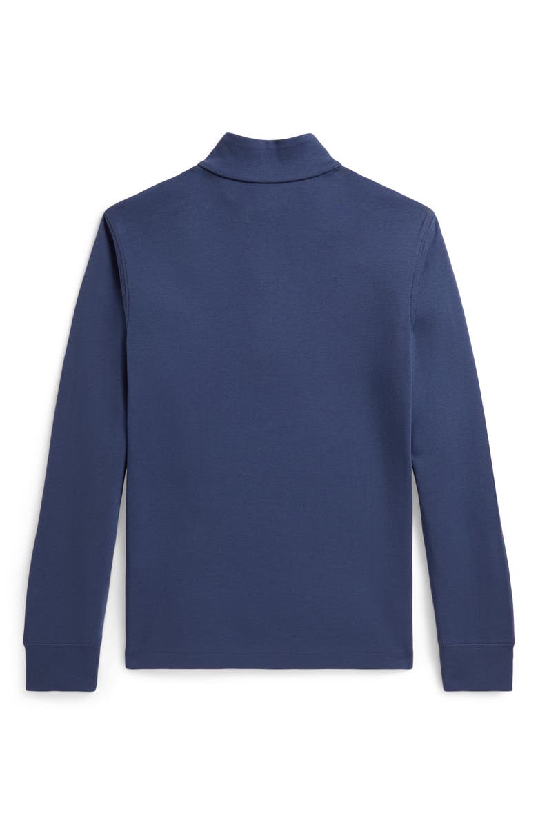Polo Ralph Lauren Kids' Cotton Quarter Zip Pullover, Alternate, color, Light Navy