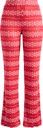PJ Salvage Crazy for the Holidays Brushed Pointelle Pajama Pants