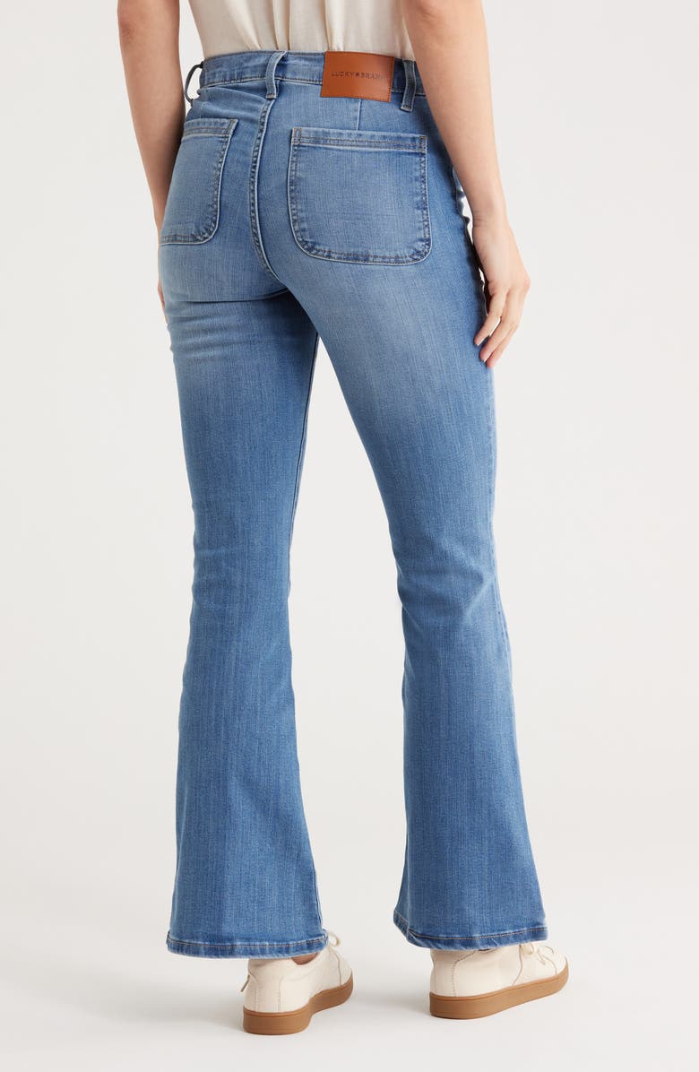 Lucky Brand High Rise Stevie Flare Jeans, Alternate, color, Runaway
