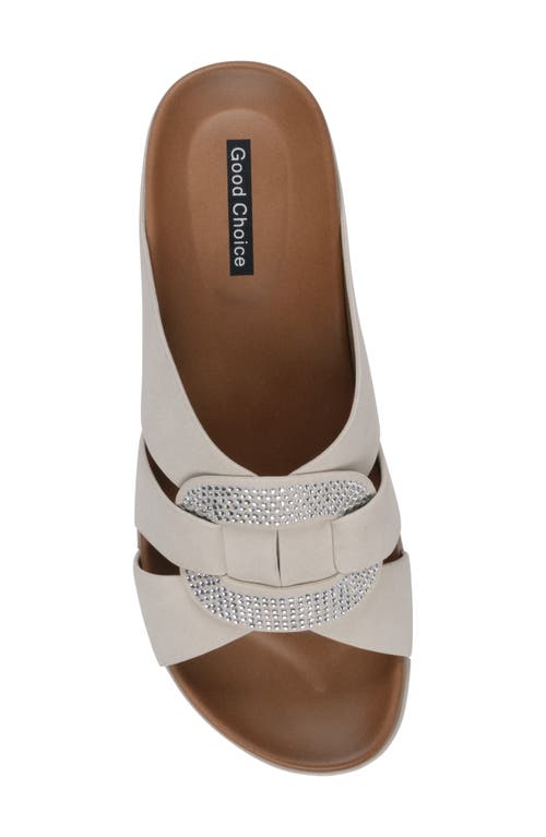 Gc Shoes Betsey Comfort Slide Sandal In Ivory