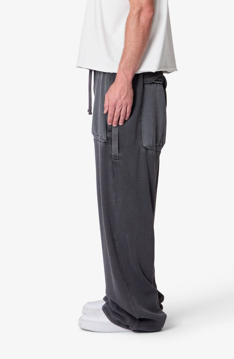 mnml Thermal Cotton Cargo Sweatpants, Alternate, color, Grey