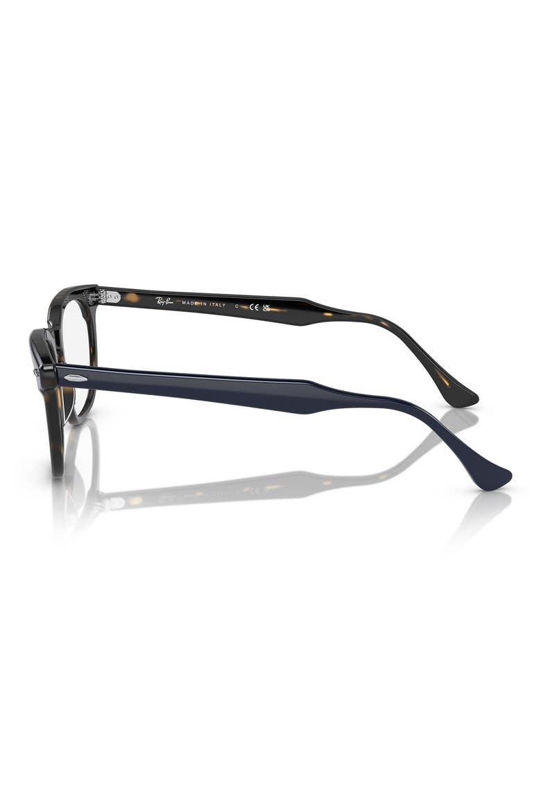 Hawkeye 50mm Square Optical Glasses, Alternate, color, HAVANA