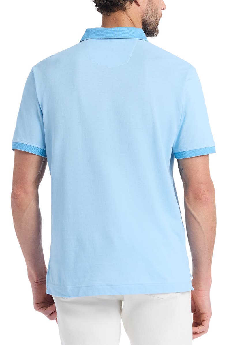 Robert Graham Devil Cotton Polo, Alternate, color, Light Blue