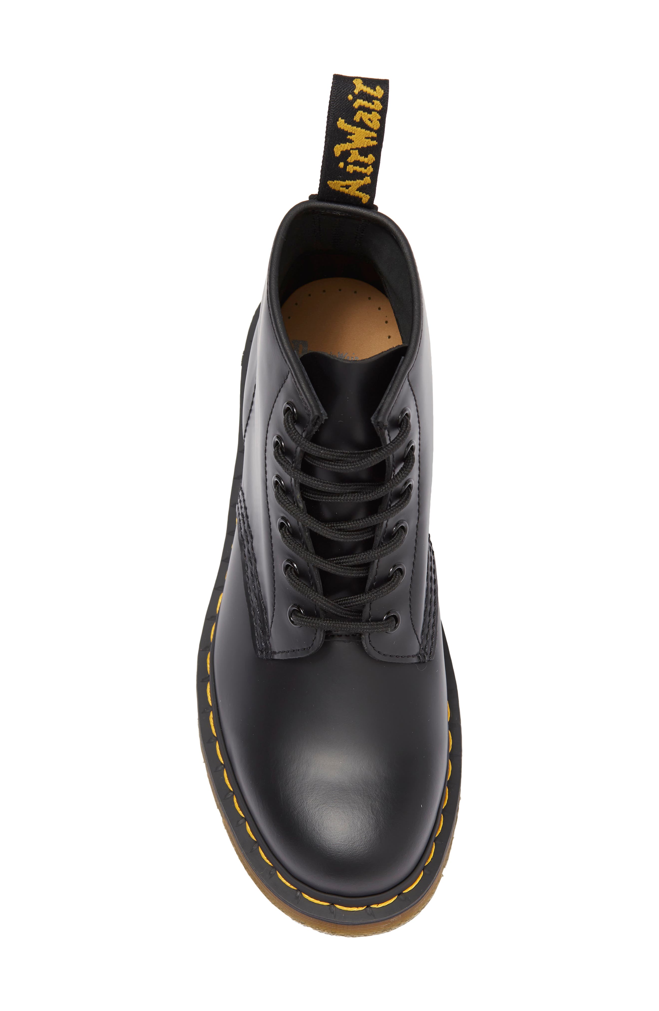 Dr. Martens 101 Lace-Up Boot, Alternate, color, Black