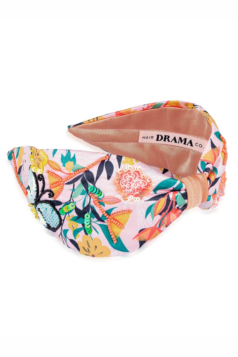 Bahamas Knotted Hair Band, Alternate, color, Orange
