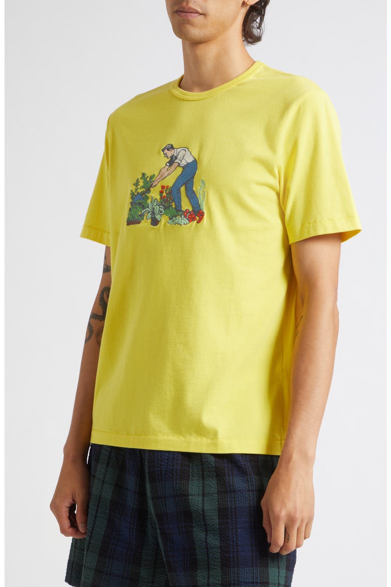 Gardener Graphic T-Shirt, Alternate, color, LEMON